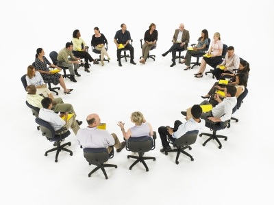 Meeting in a circle